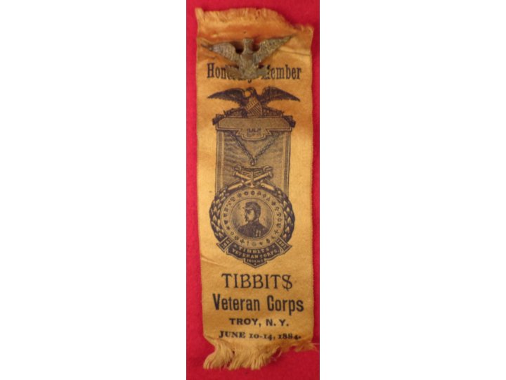 Civil War Veterans Reunion Ribbon - Tibbets